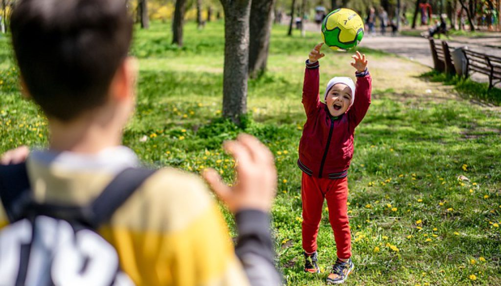 Park Kids Playing